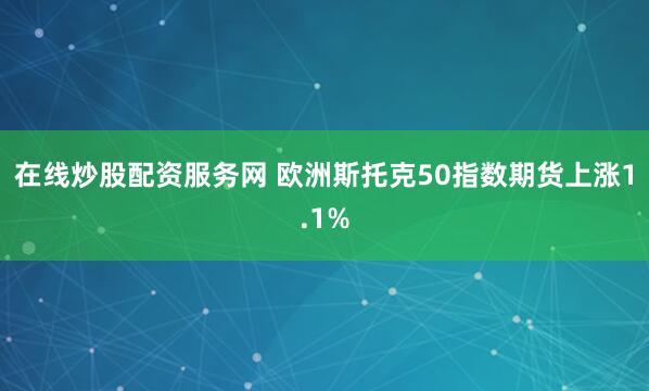 在线炒股配资服务网 欧洲斯托克50指数期货上涨1.1%