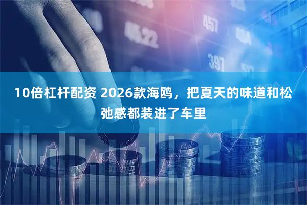 10倍杠杆配资 2026款海鸥，把夏天的味道和松弛感都装进了车里